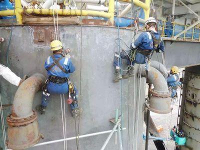 Rope Access painting, blasting, welding, fabrication, UHP operation & maintainence, meccy fitting, offshore & onshore able. Visit our Facebook page for details