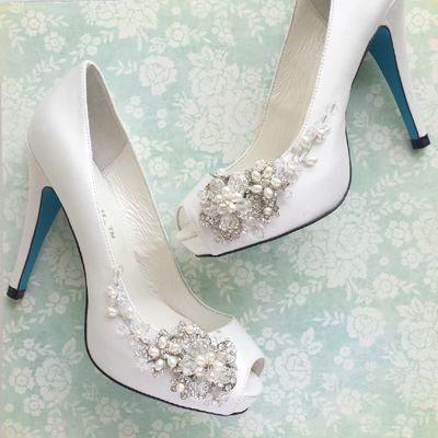 blue soled wedding shoes