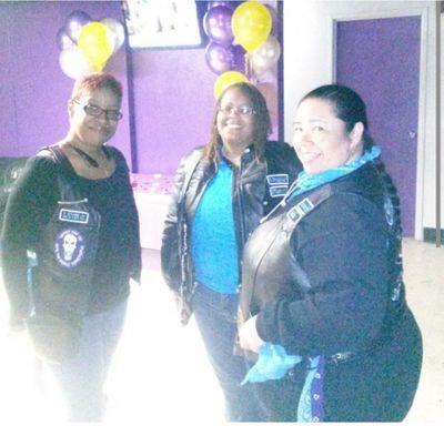 Female motorcycle club based of LV promoting sisterhood,respect and love for riding among single mothers as well as all women.