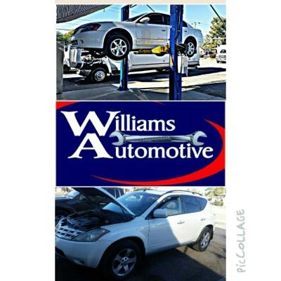 At Williams Automotive we enjoy the concept of being locally owned and family operated business. Call or text if you have any questions. (602) 820-7183.