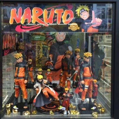 fun! The NARUTO world at HOBBY TENGOKU in akihabara,tokyo,japan