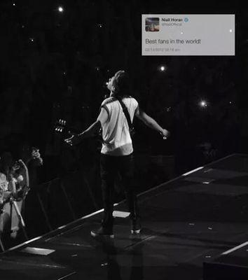 Finché tu e i tuoi idoli camminerete sotto lo stesso cielo, non sarete poi così lontani. @onedirection