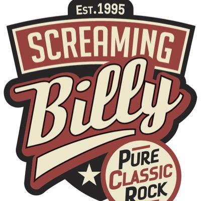 ScreamingBilly's profile picture. Pure 60's and 70's Classic Rock band, op zijn tijd aangevuld met blazersformatie The Barbarian Horns en backing vocalists The Screamettes voor de soulstampers.