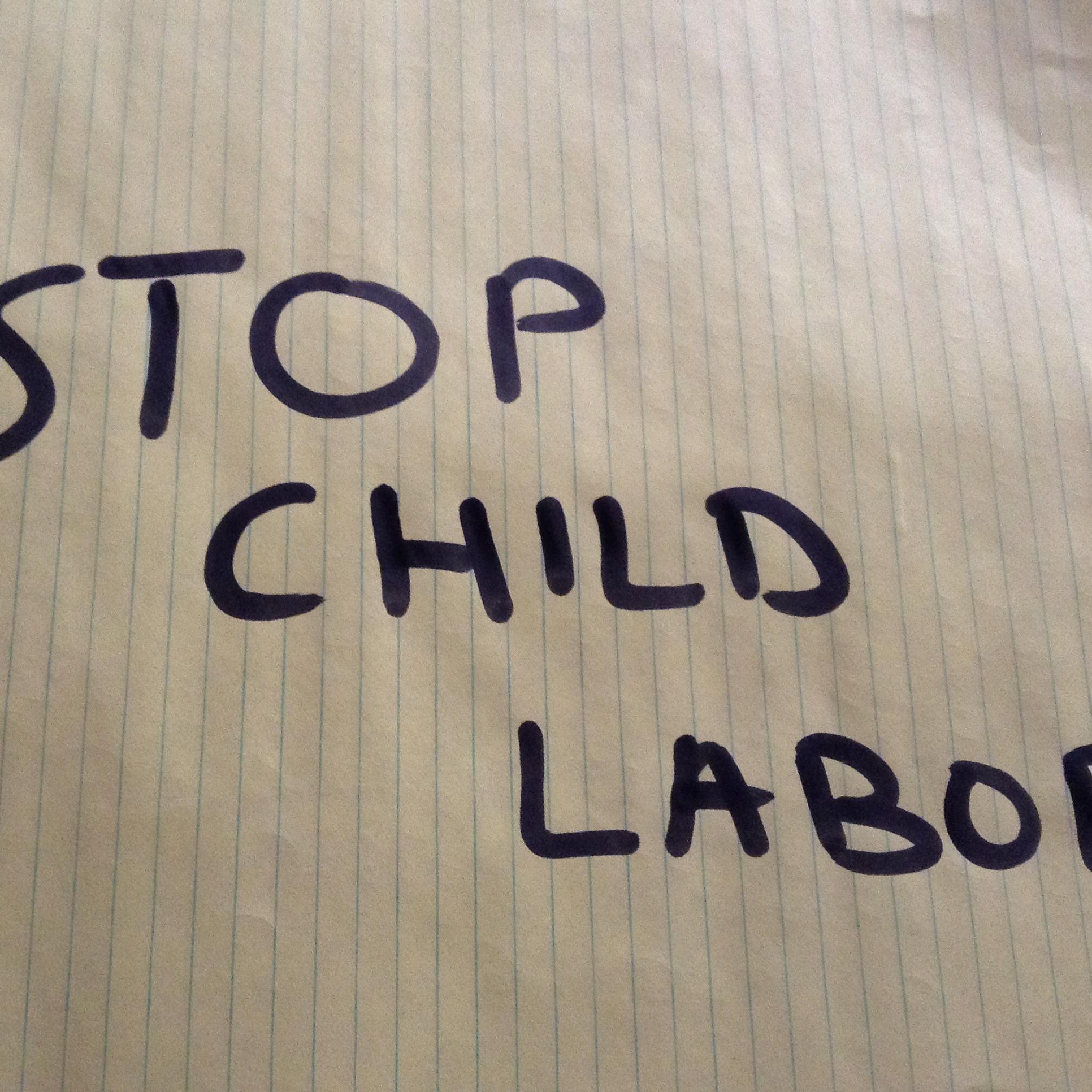 I am a 16 year old trying to change the world. I want to end child labor. So join me.