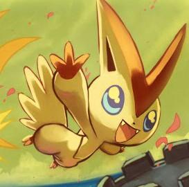 I'm Victini!! The victory pokémon!! I was left alone in that play room....but now I'm free!! Mate: @Gin_element Trainer: none