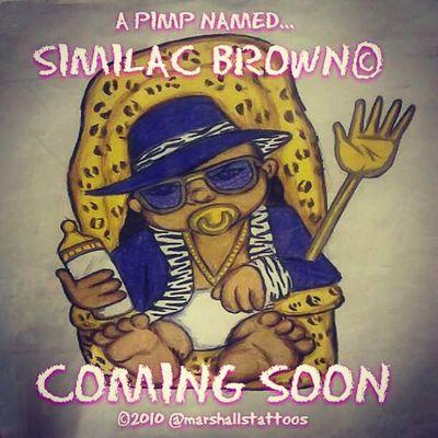 Created by Marshall Dale & ChiQuetta Penick. Simmalac Brown the cartoon coming soon, (soon as we find a network with some balls) @marshalltattoos