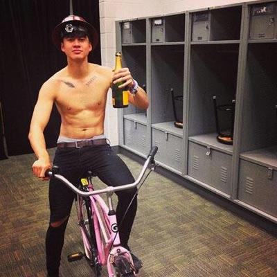 Dont get drunk and take your top off. Pretty boys make everything better.