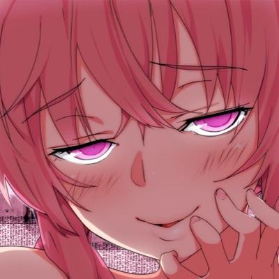 im yuno gasai i have pink hair and pink eyes.birthday november 16.gender female.relationship single.in love with that special someone.i do have dark side im sry