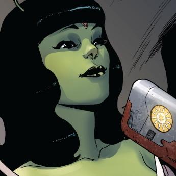 This One is Mantis, a proud green telepathic plant manipulating superhero. Avenger/ Guardians of the Galaxy [Marvel RP]
