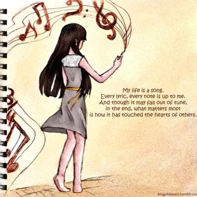 My inner thoughts and favorite songs.
