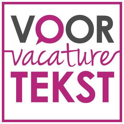 Schrijven van vacatureteksten uitbesteden? Training volgen of je laten adviseren over dit meest gebruikte arbeidsmarktcommunicatiemiddel? Aangenaam: Voor Tekst.