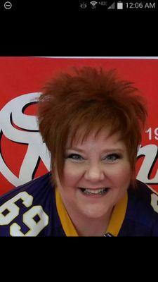 #Stylist, #Color Specialist,  #Shellac #NailArt  #Minnesota #Vikings #Skol,  #Christian,  #Photography, #Nerium #Cricut #redhead #boxerdog