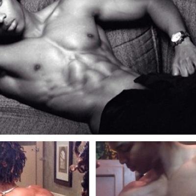 fitness model scholar athlete black man