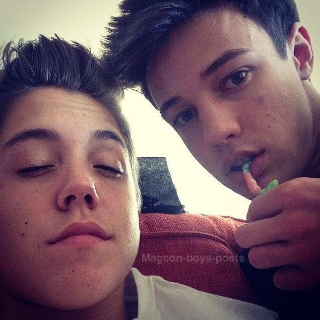 Cam is God, Matt is Jesus, Hayes is Mary.