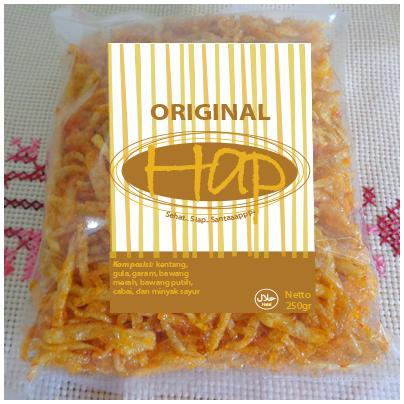 HAP (seHat siAp santap) // Menjual olahan kentang yang berkualitas dan menyehatkan // cp @tessaandi @dearachmaD_ @syaifull_achmad