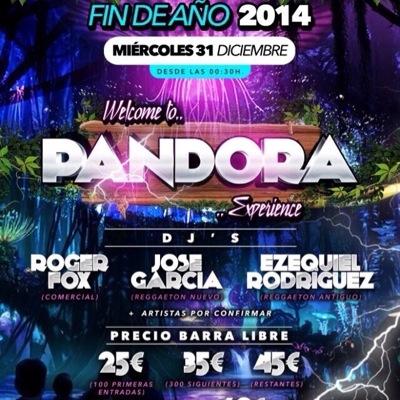 RRPP Nochevieja en Pandora. +info 685035458.