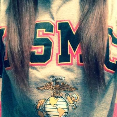 pround girlfriend of a united states marine