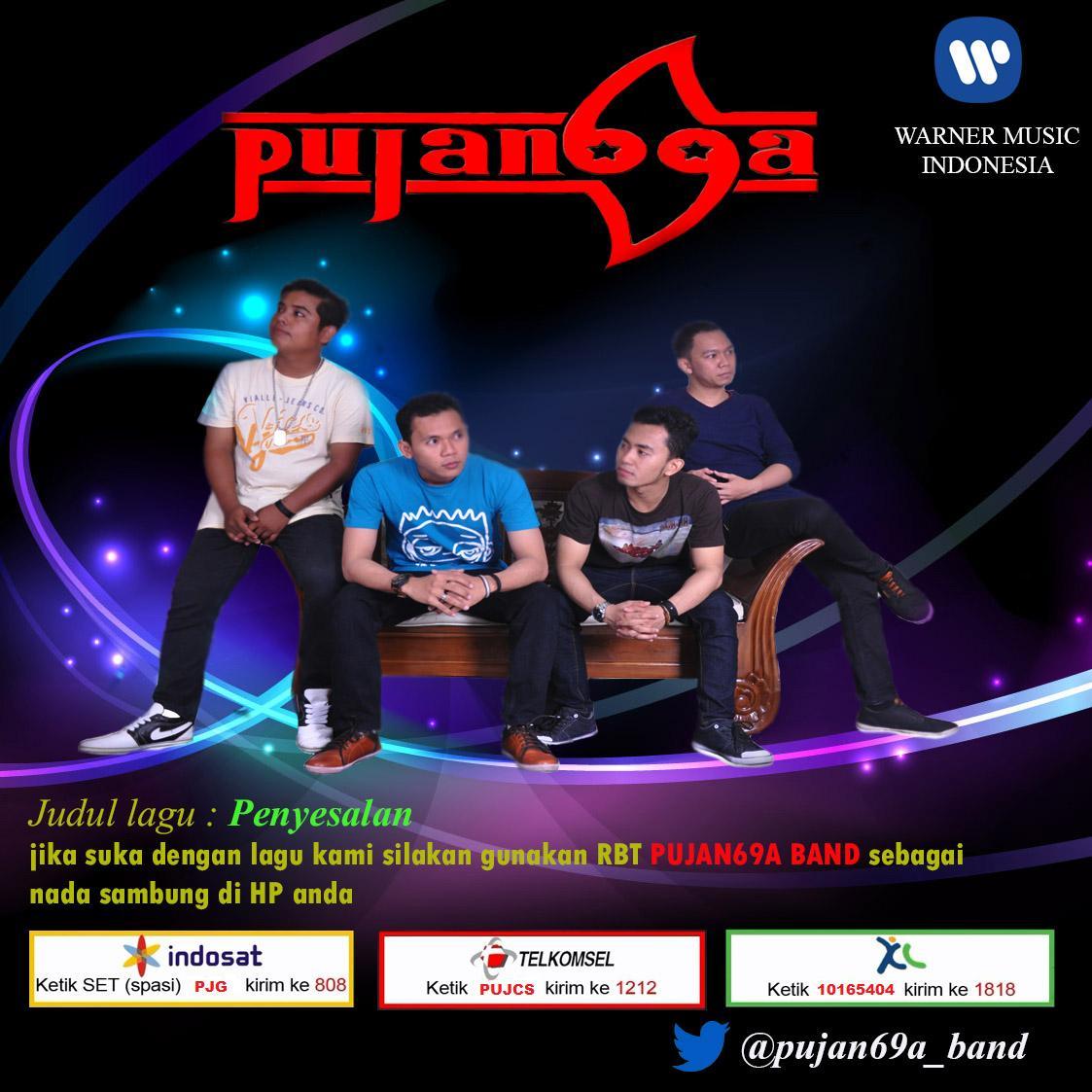 PUJAN69A adalah sebuah grup band bergenre pop, dengan konsep musik yang easy listening. yang ingin kontak: 087784971329 pin BB :5A90D2AF