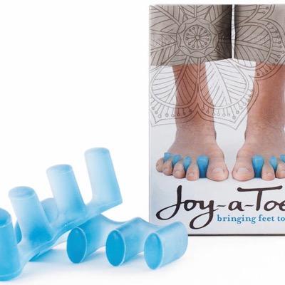 joyatoes_sa's profile picture. Joy-a-Toes toe spreaders are made from a comfortable gel material that can be worn throughout the day and during your yoga practice. They come in 2 sizes S & L.