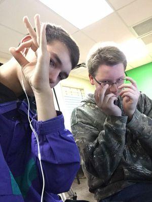 A radio show out of the Thomas Jefferson High School journalism department featuring Tyler Hawkins And Dylan Montgomery