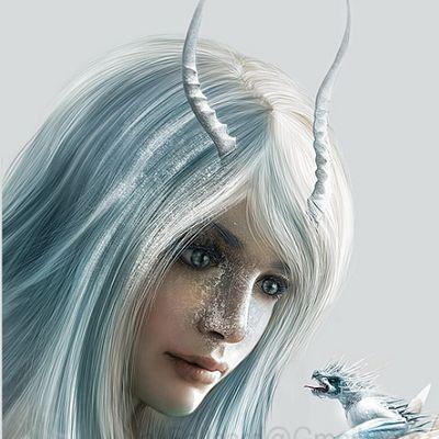 Nymeria of the Winter Mountain. The ice is my home. I don't like being lonely... (RP. Descriptive.)