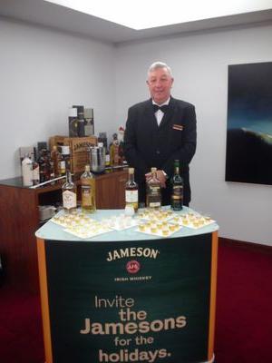 Whiskey Ambassador in Irish Whiskey Collection Dublin airport.
President of the Avaitors Whiskey Society