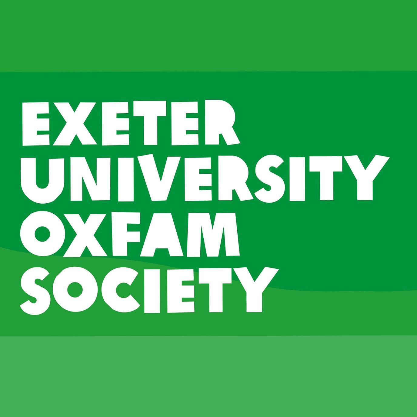 This is the new twitter for the University of Exeter's Oxfam Society. Keep up to date with all our campaigns and fundraising events!