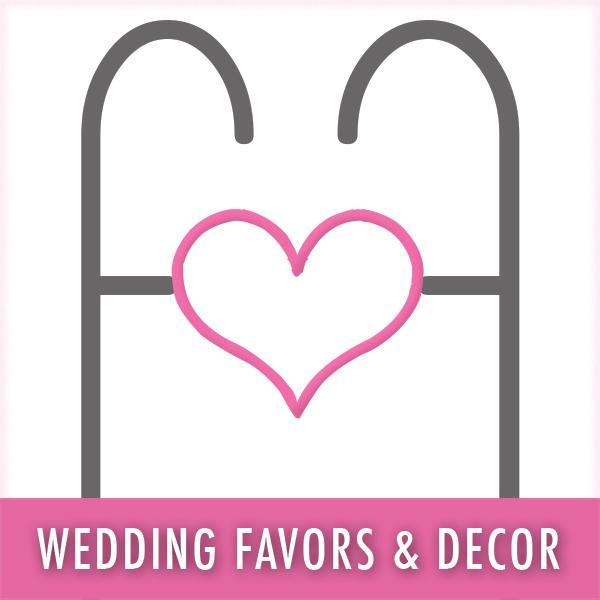 Shop for your wedding décor accessories, stationery, guest favors, cake toppers and so much more all from the comfort of your own home!