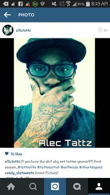 Tattoo artist instgram-Al3cTattz