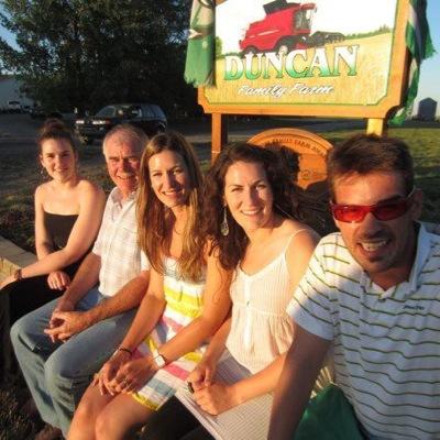 farming for 45 years south of regina. 4 kids.