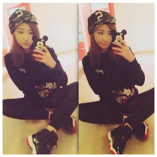 Rapper of EXID! Ahn Hyo jin, 91line