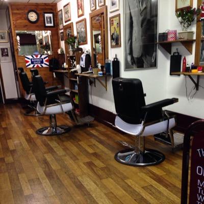 Long Established Barbers, full of witty banter, creating classic yet modern cuts for men, open 9-6 everyday and late night thursday til 7