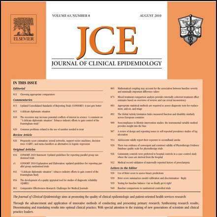 Journal of Clinical Epidemiology publishes articles on innovative methods for conducting, synthesizing, disseminating, and translating health care research.