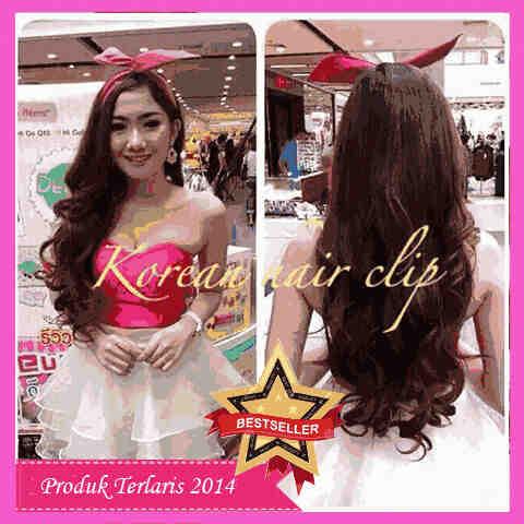 Menyediakan hair extension berupa klip, yang artinya bisa kita pasang & lepas sendiri kapan saja