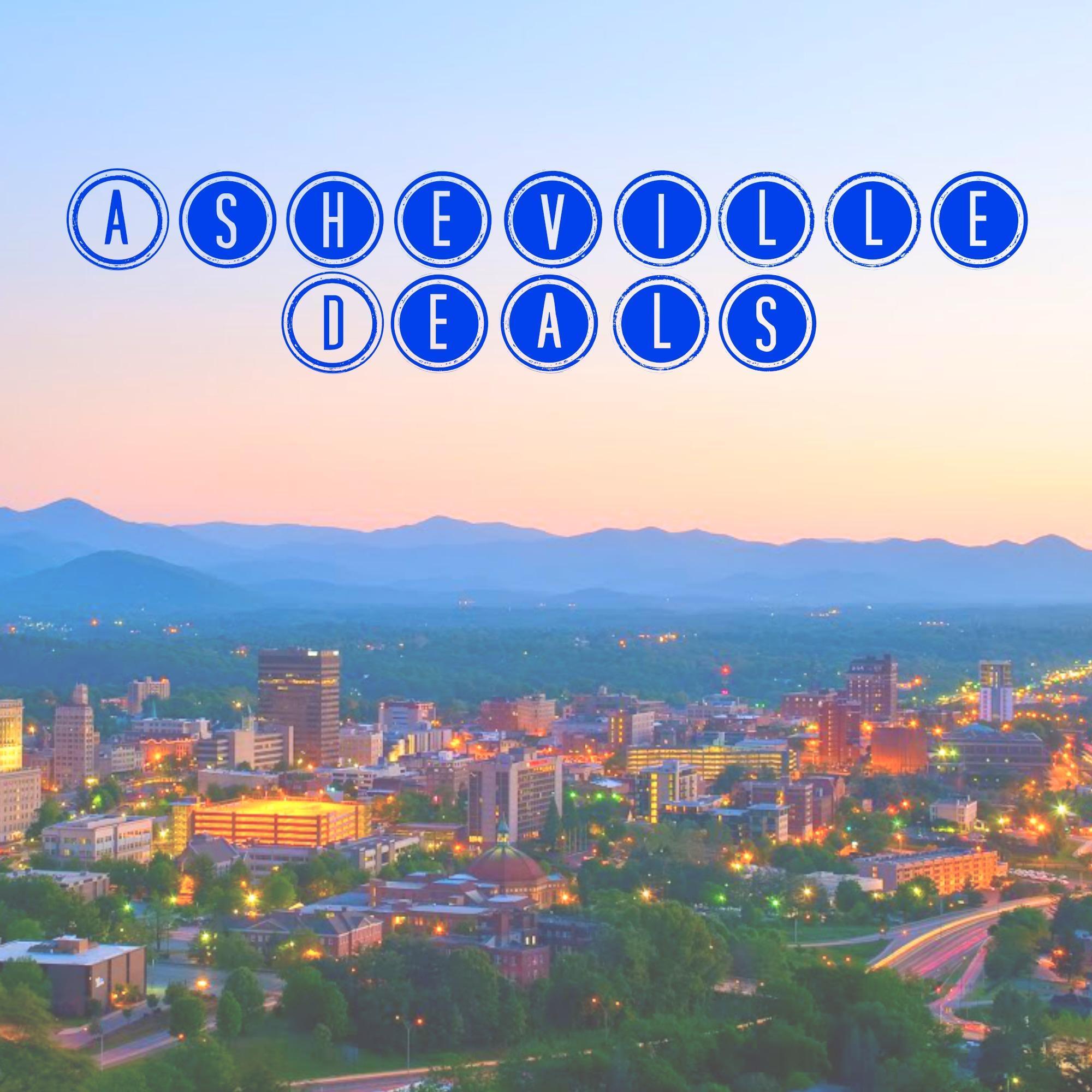 We talk to local Asheville businesses. We tweet out their deals/promotions. You see the tweet. You mention seeing it to the business. You receive the deal.
