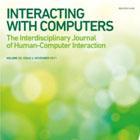 Official Twitter of Interacting with Computers, the journal of the @bcs HCI group. Human Computer Interaction and more! Tweets by @mariawolters