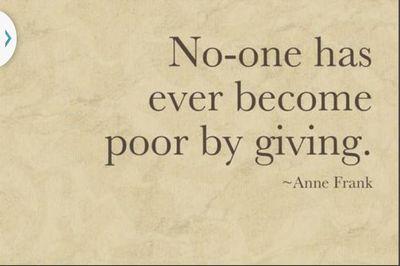 We should give as we would receive, cheerfully, quickly, and without hesitation