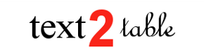text2table's profile picture. 