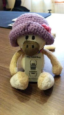 I love geocaching!Der weltberühmteste  trackable Affe. The world's most famous trackable monkey.