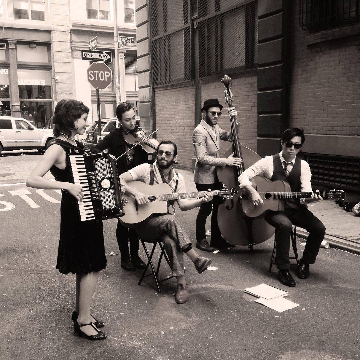 String Swing Band in NYC Lead by Charlie Castelluzzo