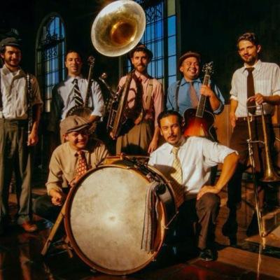 The California Feetwarmers! A Grammy Nominated, New Orleans-style Jazz band playing music from the 1920s and 30s all around the world.