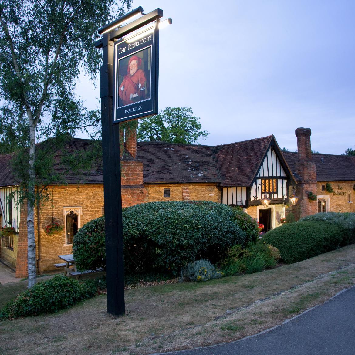 refectorypub's profile picture. Open fires and wooden beams create the cosy atmosphere at the Refectory pub restaurant. You'll freshly prepared food, cask ales and an extensive wine list.