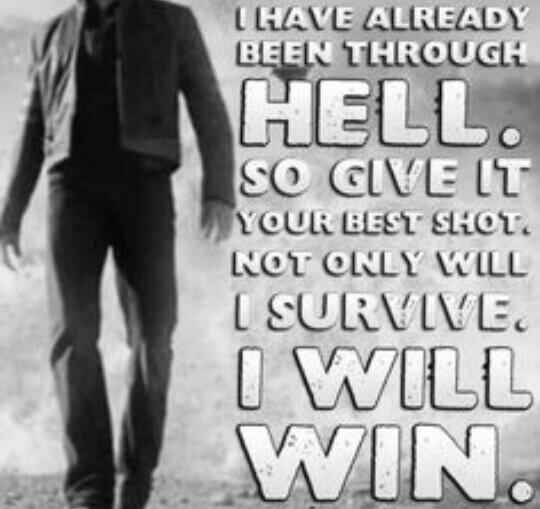 A smart man said before: beat me if you can survive if I let you.. Its gonna be a EXCITING new year..
