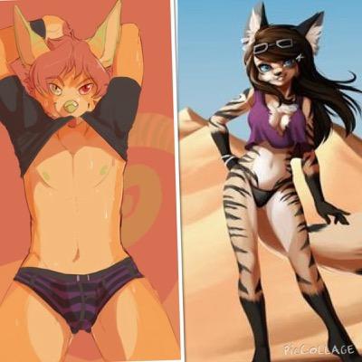 Post #NSFW. AnyRP and OpenDMs. Bi. #DetailedRP I'm Horny 24/7. You can send me pictures if you want. Can RP as human or furry. I HATE FUTAS.