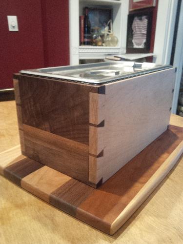 Student in the Conestoga College Woodworking Technology Program