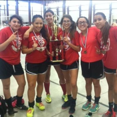 An indoor soccer team of bitches ready to fuck shit up and keep the title