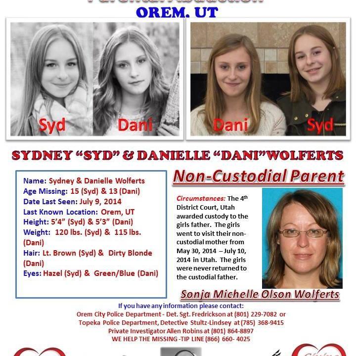 Syd & Dani were missing for 18 mos. Dr. Phil shared their story. They were found on Jan. 3, 2016 w/ their mom. Mom was arrested, now out on bail. Details below.