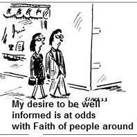 Working with Rt. Rev. Fr. #ConfirmationBias, the spirit #Cognitivedissonance -universal #antagonist Like dogs barks at unknown. 2 much faith in what they know