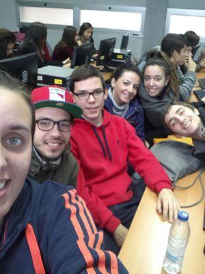 Estudiantes de 2º de psicología. Huelva.