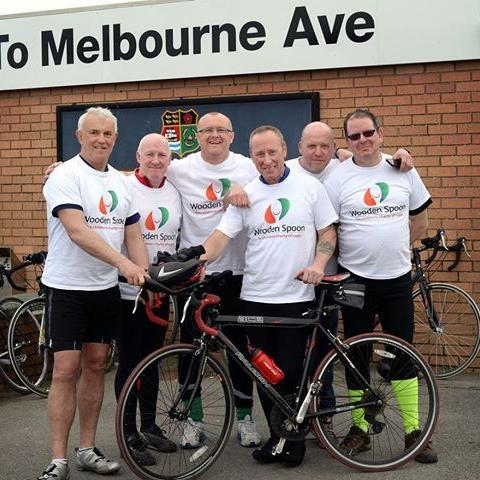 A group of friends from Fleetwood rugby club cycling coast to coast for charity & the craic!